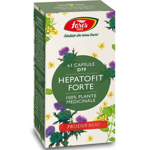 Hepatofit forte - D100 - 63cps - Fares