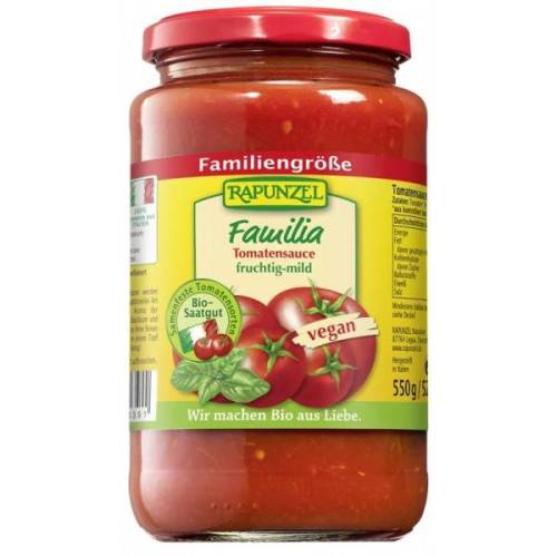 Sos de tomate Familia, eco-bio, 550g - Rapunzel