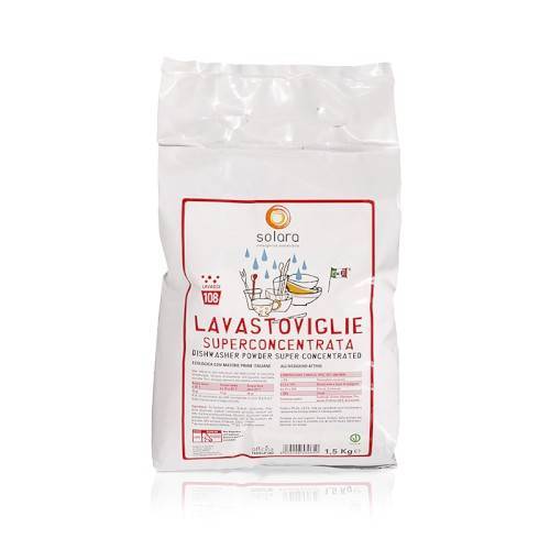 Detergent praf pentru vase, super concentrat, eco-bio, 1.5kg - Solara