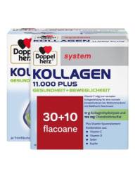 Doppelherz System Kollagen 11.000 plus 30 flacoane + 10 flacoane