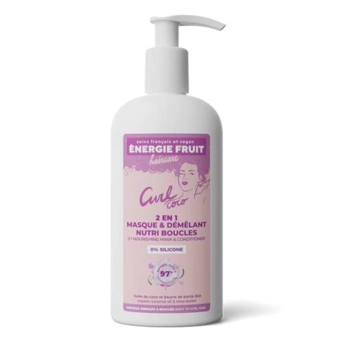 Masca balsam 2in1 pentru par ondulat sau cret, 300ml, Energie Fruit