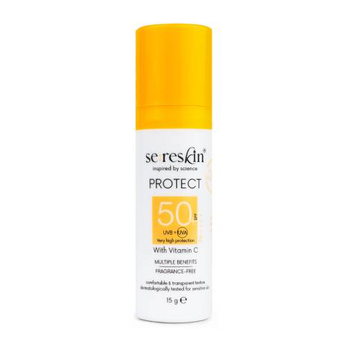 Crema cu SPF50+ si Vitamina C Protect, 15g, Se:Reskin