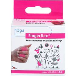 Fingerflex 2,5 cmx4,5 m pink latexfrei 1 St