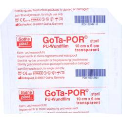 Gota-Por Pu Wundfilm 10x6 cm steril Pflaster 1 St