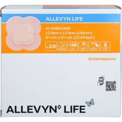 Allevyn Life 12,9x12,9 cm Silikonschaumverband 10 St
