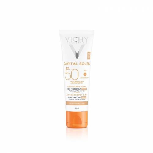 VICHY CAPITAL SOLEIL CREMA COLORATA ANTI-PETE PIGMENTARE SPF50+ 50ML