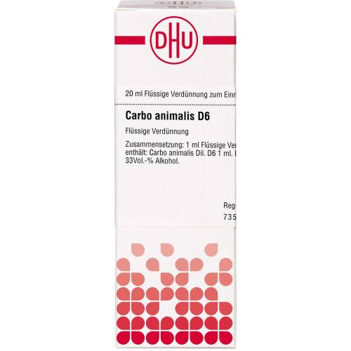 Carbo Animalis D 6 Dilution 20 ml