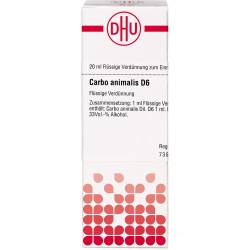 Carbo Animalis D 6 Dilution 20 ml
