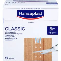 Hansaplast Classic Pflaster 6 cmx5 m 1 St