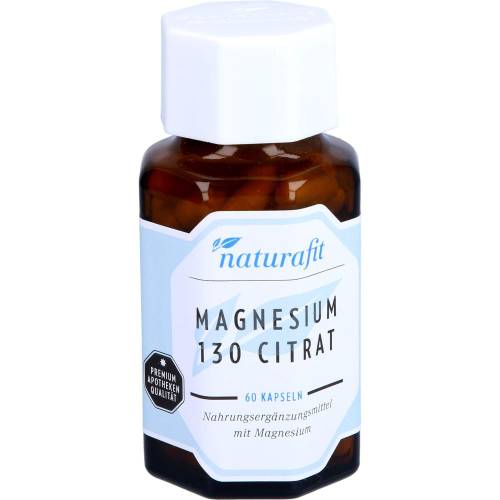 Naturafit Magnesium 130 Citr Kapseln 60 St