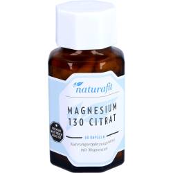 Naturafit Magnesium 130 Citr Kapseln 60 St