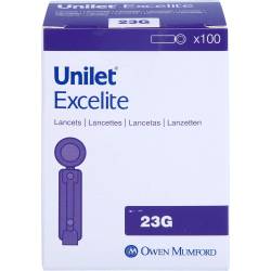 Unilet Excelite 23 G Lanzetten 100 St