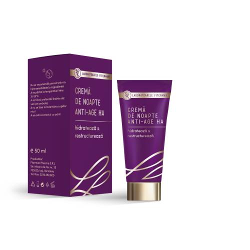 CREMA NOAPTE ANTI-AGE HA 50ML FITERMAN