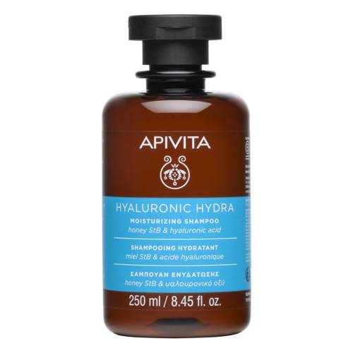 Sampon hidratant cu miere si acid hialuronic Hyaluronic Hydra, 250 ml, Apivita