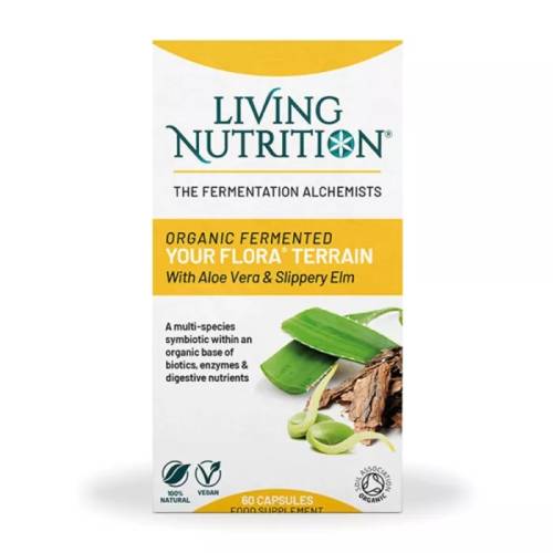 Probiotice fermentate pentru intreaga familie Terrain 700 mg, 60 capsule, Living Nutrition