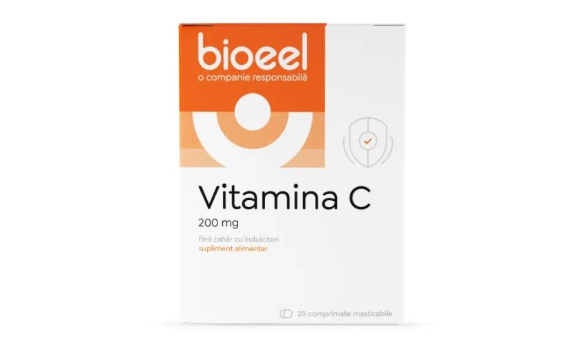 Vitamina C 200 mg 20 comprimate, Bioeel
