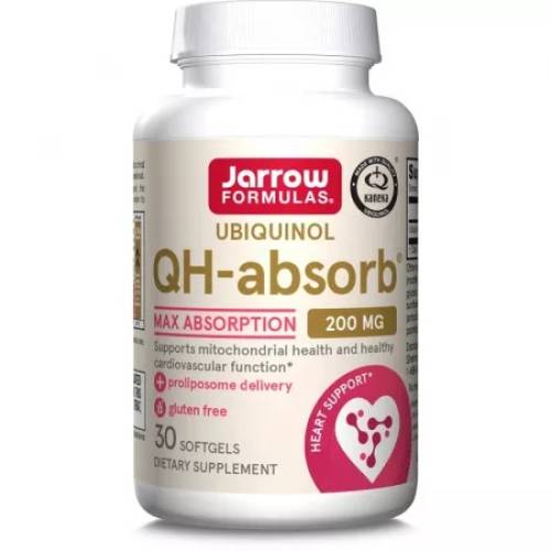 QH-Absorb 200 mg, 30 capsule moi – Jarrow Formulas / Secom