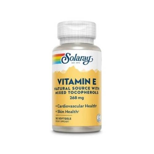 Vitamina E Solaray 400UI, 50 capsule moi – Secom