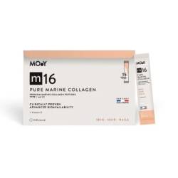 Colagen marin pur cu vitamina C m16, 15 plicuri x 10.1 g – Molecules of Youth