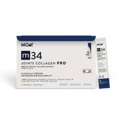 Colagen PRO bovin cu aroma de capsuni, lamaie si menta m34, 15 plicuri x 13 g – Molecules of Youth