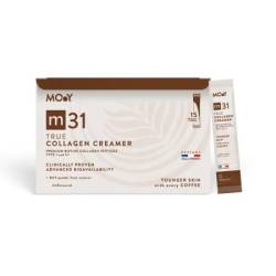 Collagen Creamer bovin cu peptide m31, 15 plicuri x 7 g – Molecules of Youth