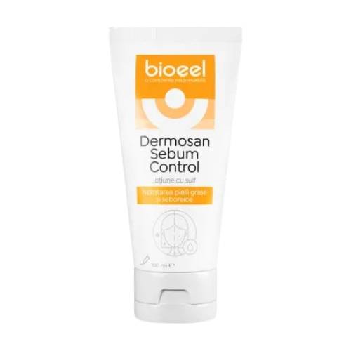 Lotiune cu sulf Dermosan Sebum Control, 100ml, Bioeel