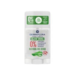 Deodorant stick gel cu aloe vera 0% aluminiu, 50ml, Dermaflora