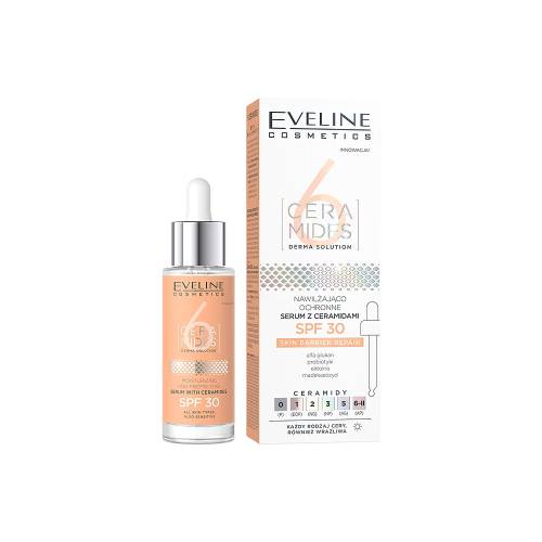 Ser pentru fata cu spf 30 hidratant cu 6 ceramide 30ml, Eveline Cosmetics