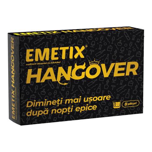Emetix Hangover, 8 plicuri, Fiterman