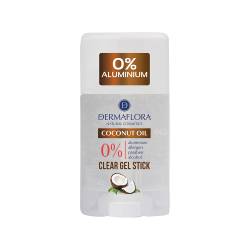 Deodorant stick gel cu ulei de cocos 0% aluminiu, 50ml, Dermaflora