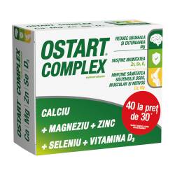 Ostart Complex Ca+Mg+Zn+Se+D3, 40 comprimate, Fiterman