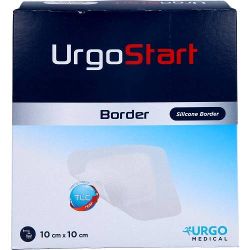Urgostart Border 10x10 cm Schaumstoffwundverband 10 St