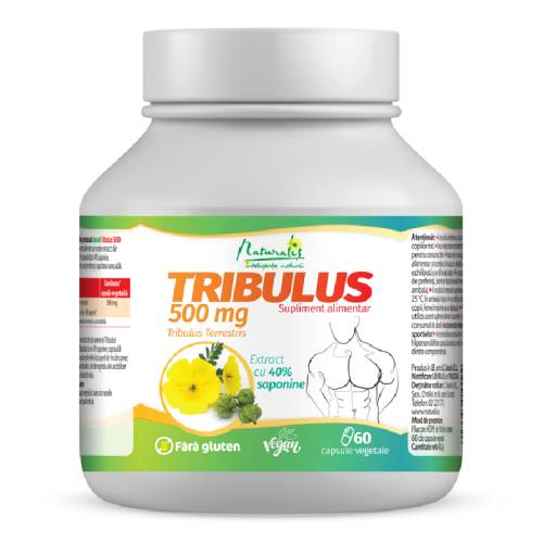 Tribulus 500, 60 capsule, Naturalis