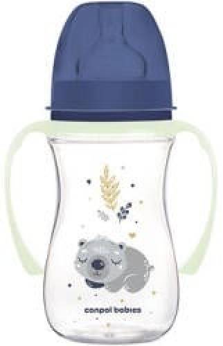 Biberon Anticolici Gat Larg EasyStart Sleepy Koala Blue 240ml – Canpol Babies