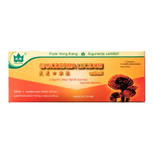 Ganoderma Lucidum, 10 fiole*10 ml, YongKang