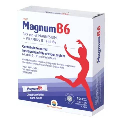 Magnum B6, 20 plicuri – Sun Wave Pharma