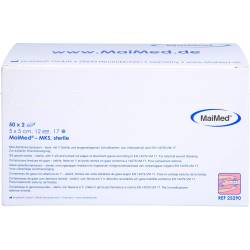 Schlitzkompressen 5x5 cm steril 12fach 100 St