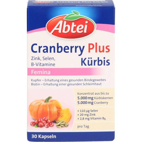 Abtei Kürbis Plus Cranberry Kapseln 30 St