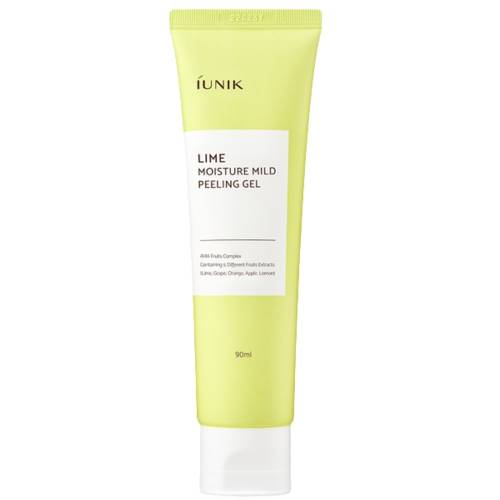 IUNIK Lime Moisture Mild Peeling Gel – Gel exfoliant delicat, 90 g