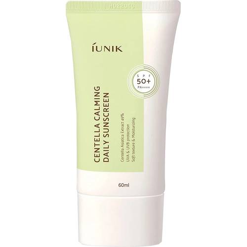 IUNIK Centella Calming Daily Sunscreen – Protectie SPF50+ si Calmarea Tenului, 60 ml