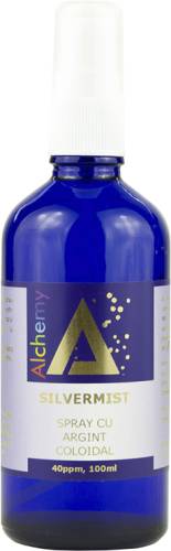 Pulverizator spray cu argint coloidal Silver Mist 40ppm, 100ml, Alchemy