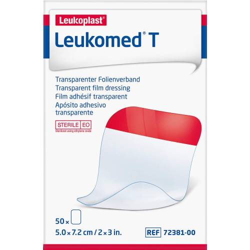 Leukomed transp.sterile Pflaster 5x7,2 cm 50 St