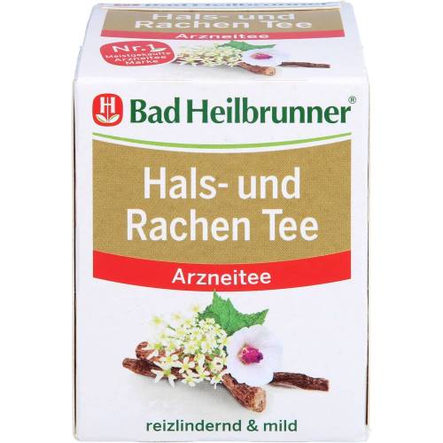 Bad Heilbrunner Hals- und Rachen Tee Filterbeutel 14 g