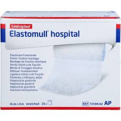 Elastomull hospital 8 cmx4 m elast.Fixierb.weiß 20 St