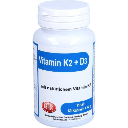 Vitamin K2+D3 Berco Kapseln 60 St