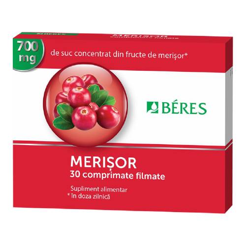 Merisor 700 mg, 30 comprimate filmate, Beres