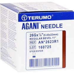 Agani Kanüle 26 G 23 mm braun 100 St