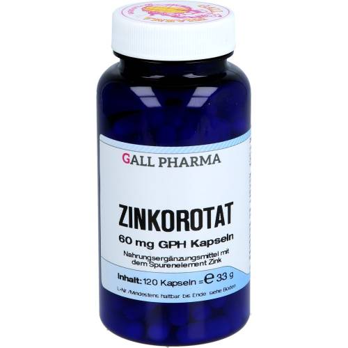 Zinkorotat 60 mg Gph Kapseln 120 St