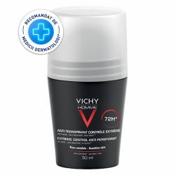 VICHY HOMME DEODORANT ROLL ON PENTRU BARBATI CONTROL EXTREM EFICACITATE 72H 50ML