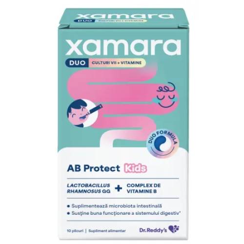 Xamara duo ab protect kids aroma fructe de padure X 10 pl. orodispersabile  Dr. Reddys